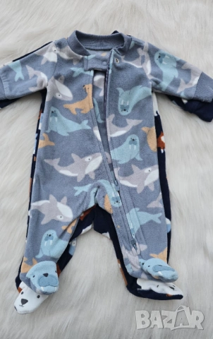 Бебешки ромпъри за недоносено бебе Carter's, снимка 5 - Бебешки гащеризони - 53464648