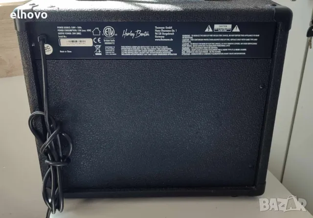 Усилвател за китара Harley Benton HB-20B, снимка 3 - Ресийвъри, усилватели, смесителни пултове - 47419360
