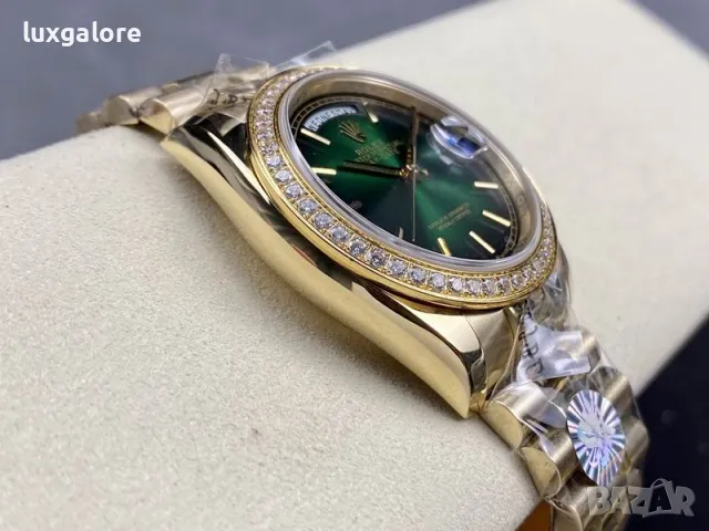 Дамски часовник Rolex Day-Date 36 с автоматичен механизъм, снимка 4 - Дамски - 47371631
