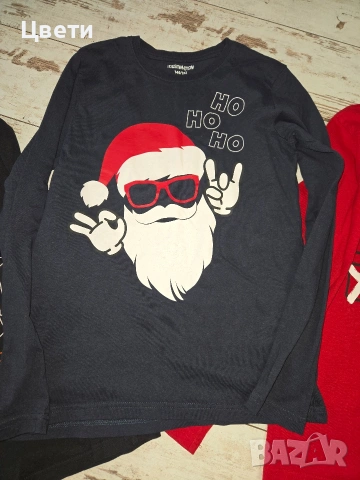 Лот от три блузи Коледа и Хелуин 146-152см., снимка 3 - Детски Блузи и туники - 53364725