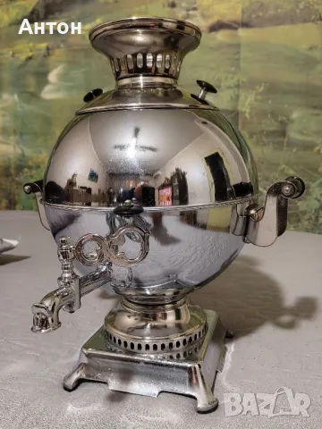 Луксозен Руски самовар.НОВ.1., снимка 2 - Антикварни и старинни предмети - 47958373