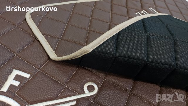 Кожени стелки за DAF XF 106 / 2014-2019 година с три бродирани лога , снимка 9 - Аксесоари и консумативи - 39937059