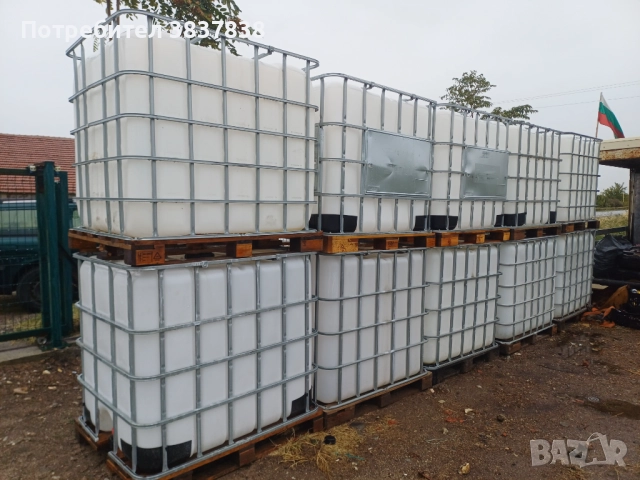 Бидони ,1000л. Цистерни 1тон , снимка 2 - Напояване - 52271814
