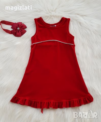 Коледна рокля 2 години, снимка 4 - Бебешки рокли - 34700211