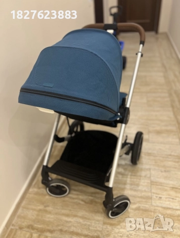 Количка Cybex Balios S Lux и кош за новородено Cot S 2в1 River Blue, снимка 8 - Детски колички - 50620426