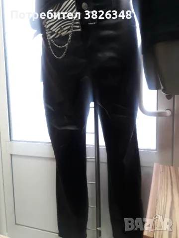 Панталон дамски фина кожа , снимка 2 - Панталони - 47595758