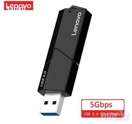 LENOVO 5G 2ТВ/USB 3.0 Memory Card Reader 2 in 1, снимка 5 - USB Flash памети - 34825628