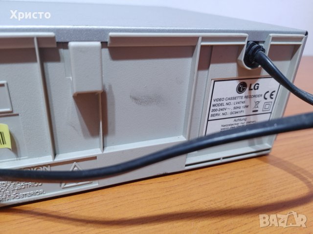 LG LV4745 HI-FI STEREO VHS, снимка 7 - Плейъри, домашно кино, прожектори - 39238750