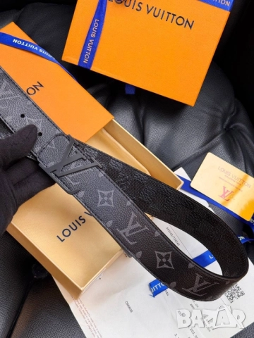 Колан+сертификат+торбичка Louis Vuitton , снимка 5 - Колани - 52023098