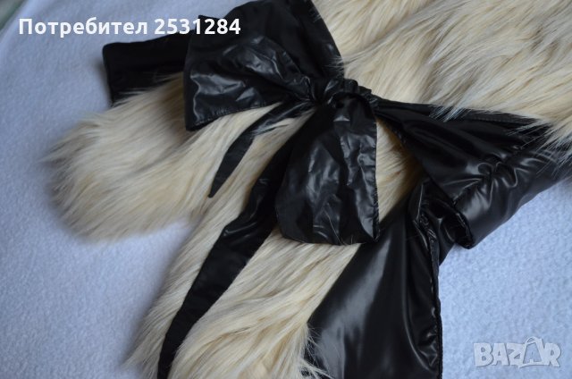 Промоция! Бутиков Нов дамски елек с косъм, снимка 2 - Елеци - 27517309