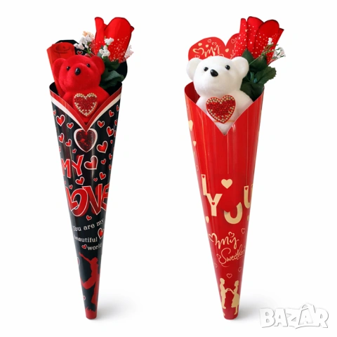 Предлагам на едро и дребно златни рози и други романтични подаръци. Топ цени!, снимка 5 - Подаръци за жени - 53118787