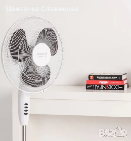Стоящ вентилатор Taurus GRECO 16C, 40W, бял, d-40см, снимка 7 - Вентилатори - 48823379