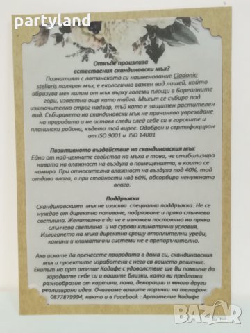 Подарък дървото на живота/естествен скандинавски мъх , снимка 2 - Декорация за дома - 33231195