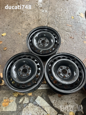 3бр. ОЕМ железни джанти 16" 5х112 - Audi, VW, Seat, Skoda