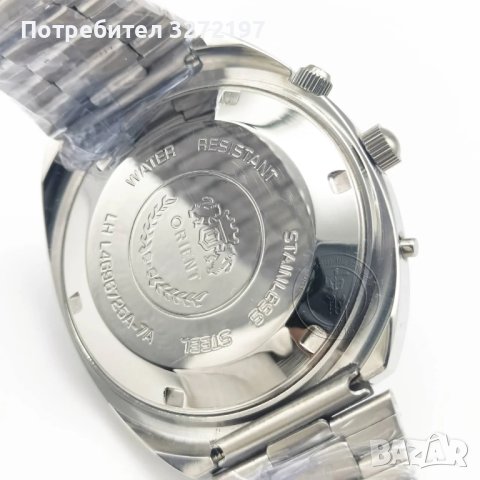 ORIENT автоматичен механичен часовник,ден от седмицата,дата,вечен календар, снимка 4 - Мъжки - 43563103