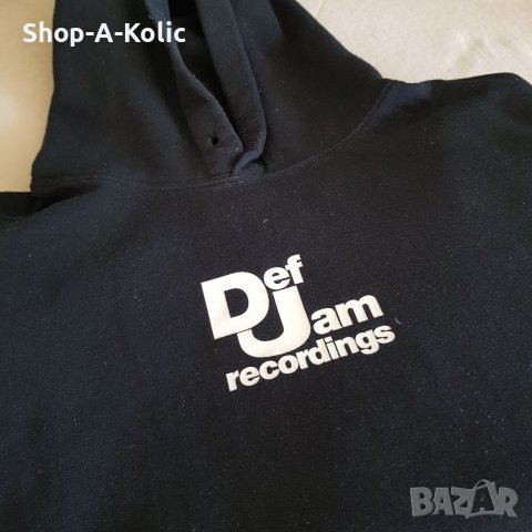 Original Vintage DEF JAM RECORDINGS Classic Hip Hop X Gildan Heavy Blend Hoodie, снимка 3 - Суичъри - 38188731