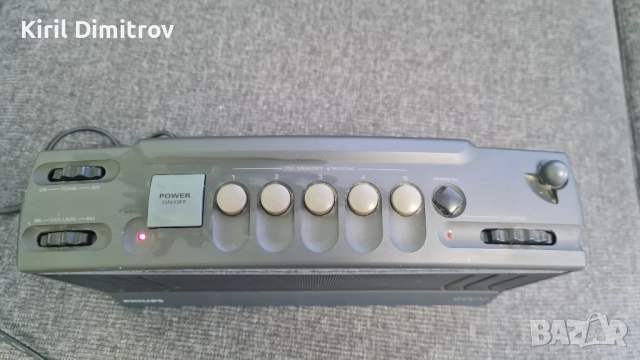 Ретро FM/AM радио Philips AE 2300, снимка 5 - Радиокасетофони, транзистори - 52913133