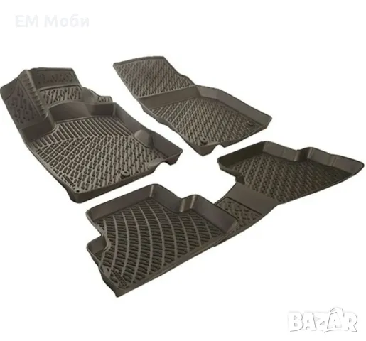 Гумени Стелки Rizline 3D тип Легени К-кт 4 части за Mercedes ML GLE W164 GLK W166 GLA