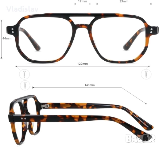 Firmoo Очила с филтър за синя светлина, снимка 3 - Слънчеви и диоптрични очила - 52101543