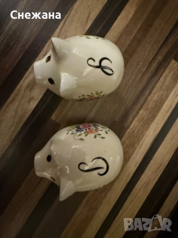 Порцеланов комплект за сол и пипер, снимка 4 - Други ценни предмети - 52978963