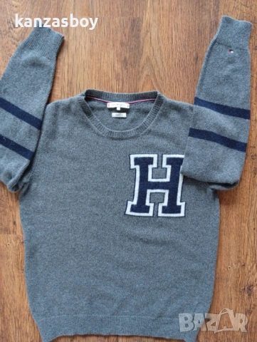 Tommy Hilfiger wool women's jumper - дамски вълнен пуловер р-р М, снимка 2 - Блузи с дълъг ръкав и пуловери - 53574526