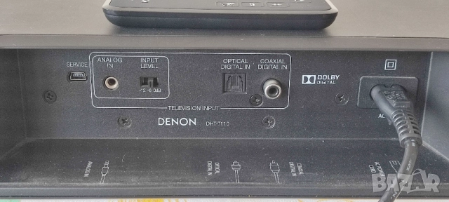 Перфектен саундбар Denon DHT-T110. С Дистанционно управление и книжка., снимка 3 - Тонколони - 52883170