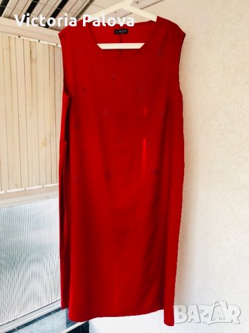 Удобна ленена рокля MONDO, снимка 3 - Рокли - 28477207