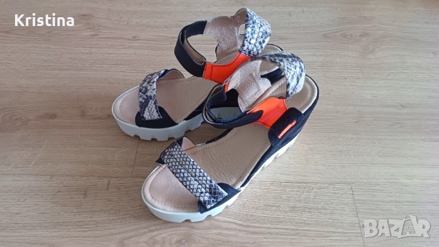 Платформи Bianki от естествена кожа, снимка 2 - Дамски обувки на ток - 52334946