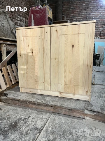 Шкаф с две врати от масив, снимка 4 - Шкафове - 50664668