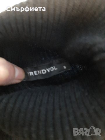 Черна поло блуза Trendyol , снимка 3 - Блузи с дълъг ръкав и пуловери - 43050207