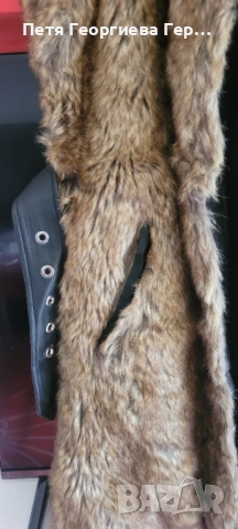 Дълъг пухен елек с качулка на Only , снимка 5 - Елеци - 53376014