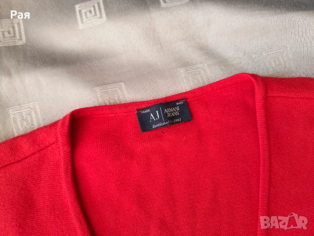 Жилетка Armani Jeans established in 1981, снимка 5 - Жилетки - 50751873