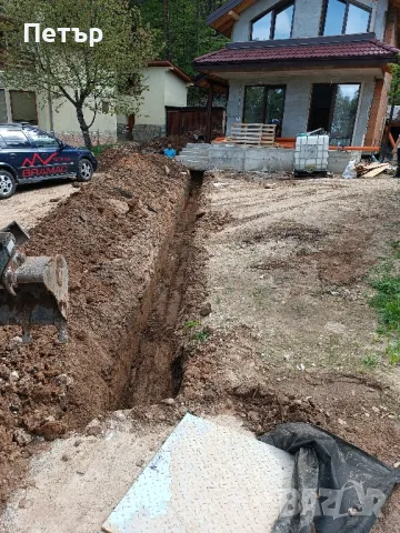 услуги с мини багер и самосвал 3.5 т, снимка 16 - Кърти, чисти, извозва - 49910351