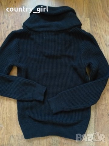 g-star gralvent shawl collar knit - страхотен мъжки пуловер, снимка 8 - Пуловери - 27111099
