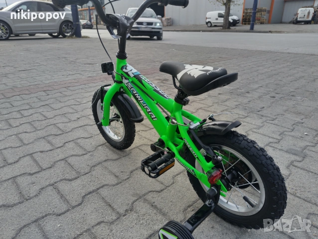 PASSATI Велосипед 12" SAMURAJ зелен, снимка 8 - Велосипеди - 53531815