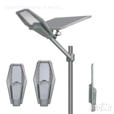 Соларна лампа Jortan Road 1000W с дистанционно управление IP67 , снимка 3 - Соларни лампи - 53349554