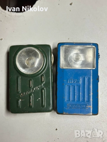 Лот 2 броя стари метални фенери , снимка 1