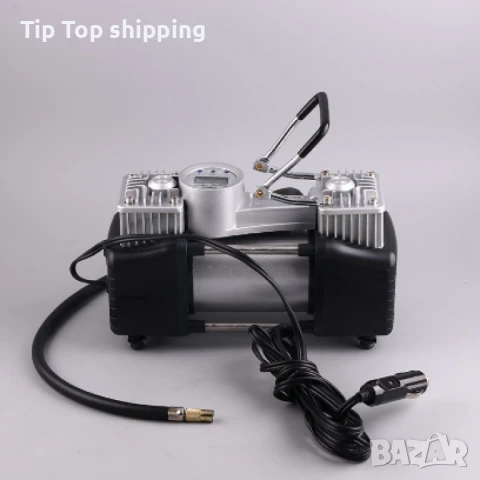 Комплект “Пътна помощ” – компресор за гуми с маркуч за въздух и инструменти  2ц. 12V, снимка 4 - Компресори - 50737532