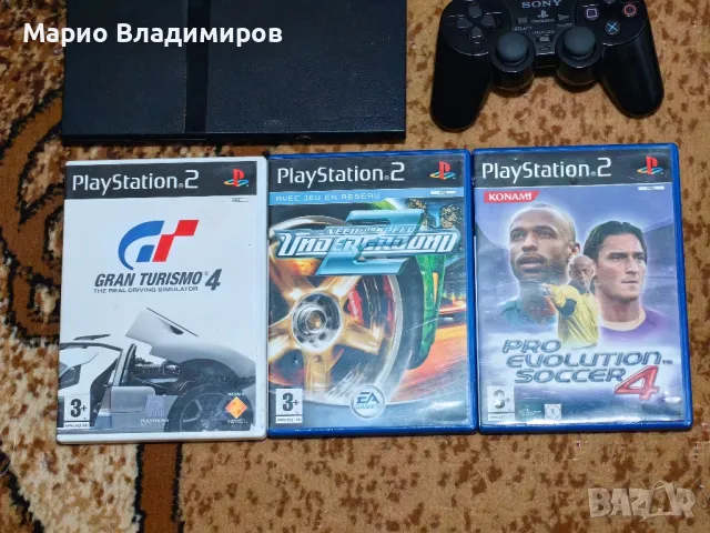 Playstation 2 slim model 70004 + игри, снимка 3 - PlayStation конзоли - 48173272