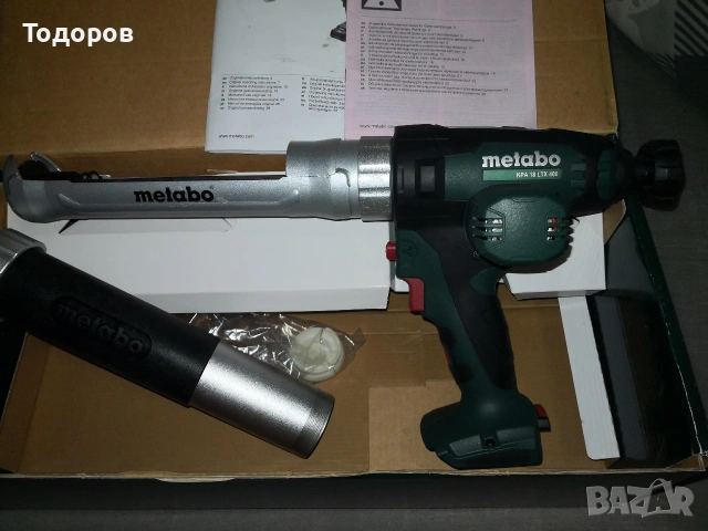 Metabo kpa 18 LTX 400 пистолет за силикон 