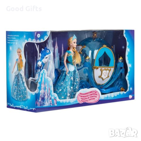 Голяма Кукла Принцеса с Голяма каляска и кон, снимка 5 - Кукли - 42974089