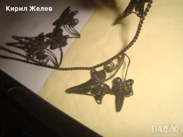 СТАРИНЕН ФИЛИГРАНЕН СРЕБЪРЕН ВЕНЕЦ ДИАДЕМА ВИСОКА ПРОБА СРЕБРО ЮВЕЛИРНА РАБОТА УНИКАТ КОРОНА 23493, снимка 16 - Антикварни и старинни предмети - 33213715