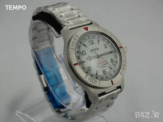 ВОСТОК АМФИБИЯ АВТОМАТИЧЕН ref: 74090Б “ЕЛЬБРУС”- FULL LUME, снимка 14 - Мъжки - 46699457