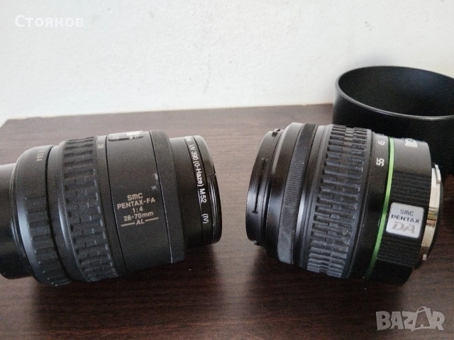 Обективи за PENTAX K-байонет,18-55mm,28-70mm,100-300mm,, снимка 12 - Обективи и филтри - 43450103