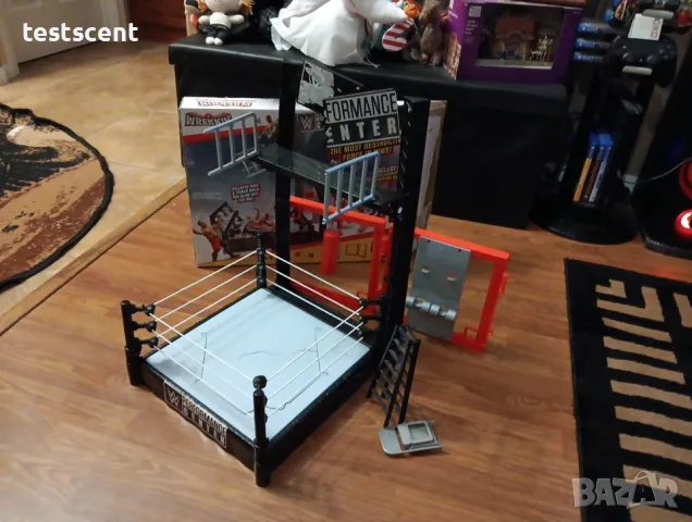 Ринг за играчки WWE Performance Center Gym Ring Setup breakaway wrekkin плейсет сет , снимка 9 - Колекции - 49627234