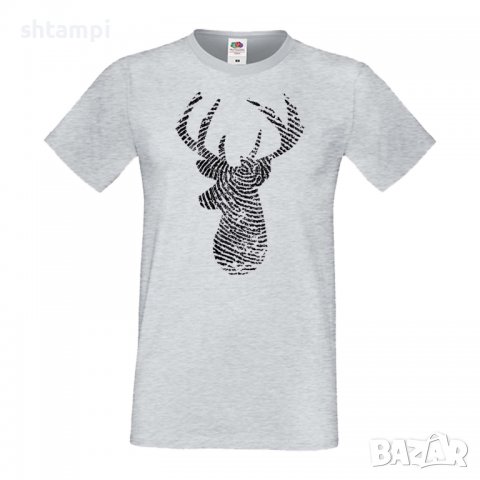 Мъжка тениска Deer 3 Елен Животно,Изненада,Подарък,Празник , снимка 4 - Тениски - 36813789