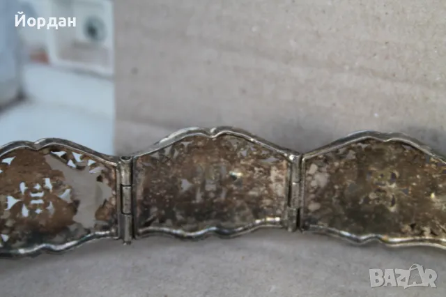 Сребърен колан, снимка 7 - Антикварни и старинни предмети - 48297137