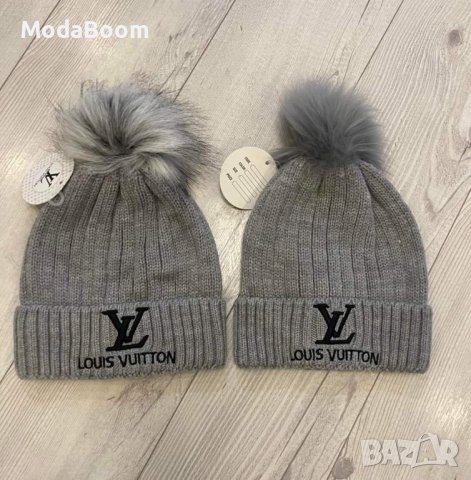 🤩Louis Vuitton уникални дамски зимни шапки🤩, снимка 1 - Шапки - 43414318