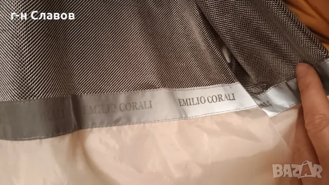 Emilio CORALI, Италианско мъжко яке, снимка 7 - Якета - 49611192