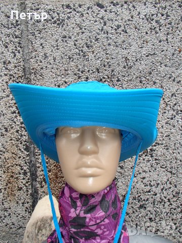 Продавам нова лека лятна бързосъхнеща шапка с голяма периферия и UV защита, снимка 2 - Шапки - 28033531